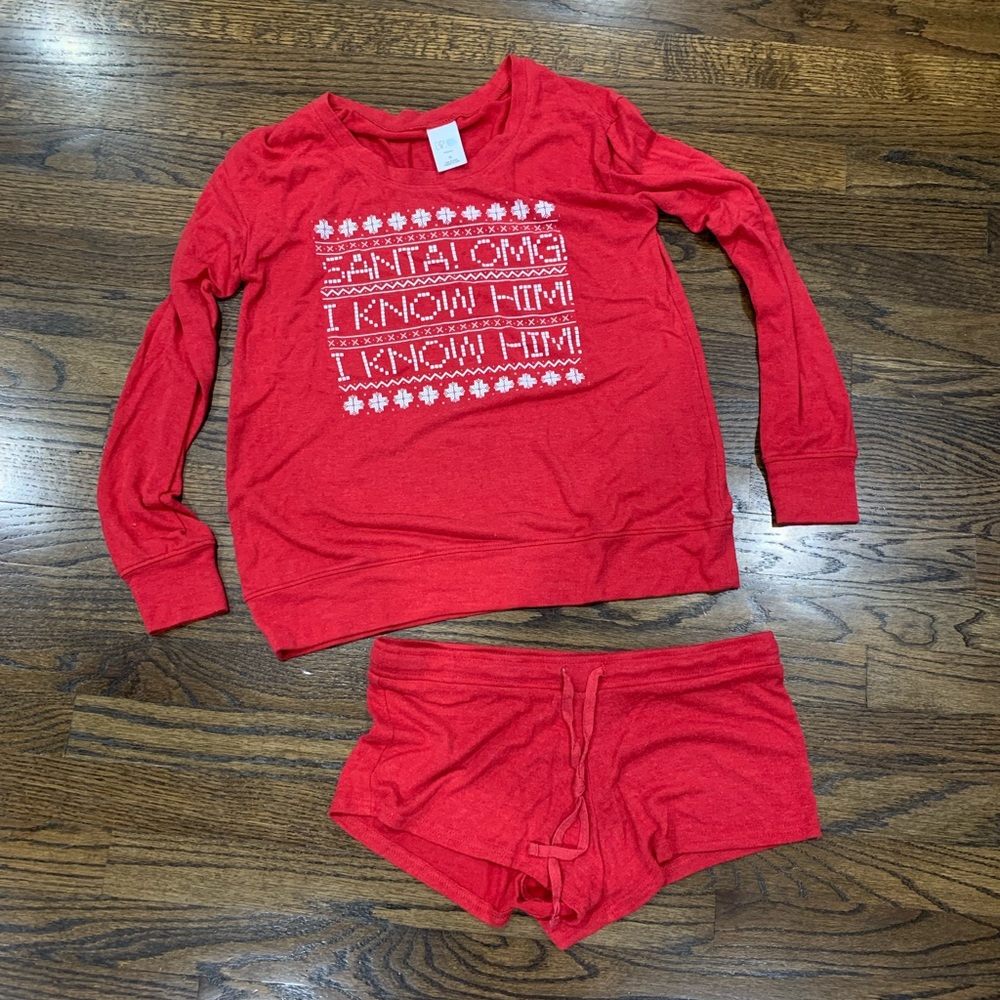 Like New BP Christmas Pyjama Set Red Size XS Women’s